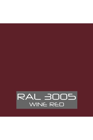 Pamukkale 1402 Rapid Endüstriyel Boya 60-70 Gloss 15 Kg Ral 3005 Bordo Şarap Kırmızısı