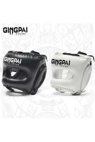 Profesyonel Yetişkin Erkek Kadın Kick Boks Sanda Mma Kask Burun Kırmızı