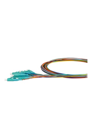 Alfafonet Lc/pc Multimode Loose Buffer Om3 2 Metre Fiber Optik Pigtail 12 Renk