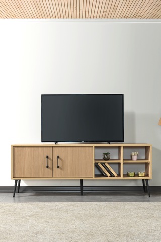 3610 Şile Metal Ayaklı Metal Kulplu 160 Cm Tv Ünitesi - Yunus Safir Yunus - Safir
