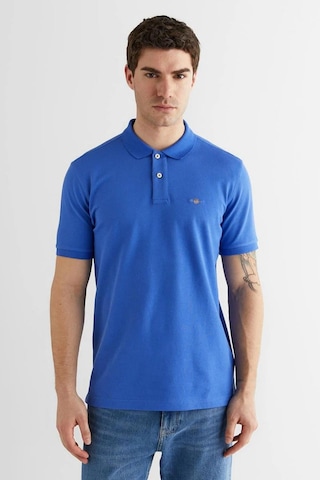 Gant Erkek Mavi Regular Fit Logolu Polo Yaka T-shirt-14705