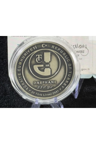 Darphane 2017 Darphane Nin 550. Kuruluş Yıldönümü Gümüş Hatıra Sikke
