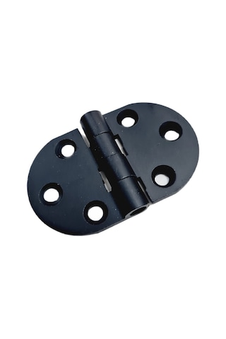 Alüminyum Oval Menteşe Siyah 30 55 2 Mm- 5 Adet