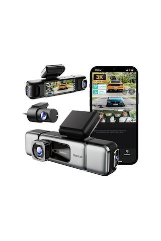 Botslab Ses Kontrolü,4 Kanallı 3,18 İnç Dokunmatik Ekran, 2160p + 1080p + 1080p Ön Ve Arka İç Döngü Kaydı, 5,8 Ghz Wifi, Gps, Gece Görüşü, Wdr, Park Modu İle 4k Araç Kamerası 128 Gb Hafıza Kartlı Sku