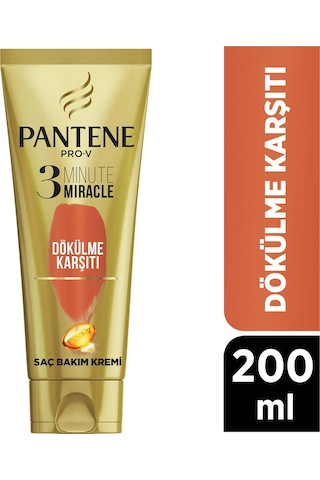 Pantene 3 Minute Miracle Saç Bakım Kremi Saç Dökülmelerine Karşı Koruma 200 ML