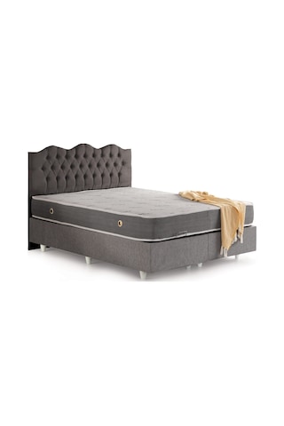 Azrayatakmobilya Çift Kişilik Comfort Yatak+baza+modelli Başlık 160 x 200 CM
