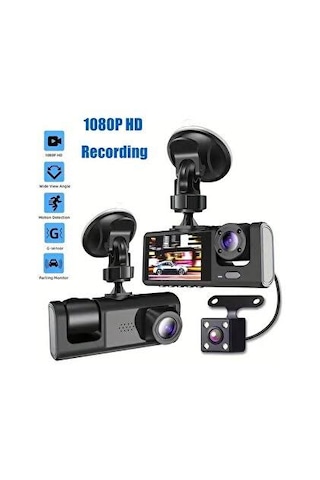 Black Box Traffıc Recorder Araç İşi Ve Dışı Kamera Kayıt Cihazı+geri Görüş Kamersı+wifi Süper Hd 1080
