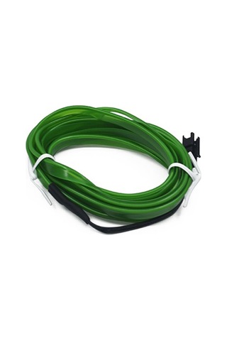 Cbtx Araba Dekorasyonu İçin 5m Usb Araç İçi El Şerit Işığı Sürücülü Ortam Işığı Parlayan Halat Işıkları - Yeşil
