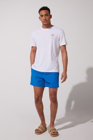 Lee Regular Fit Normal Kesim Normal Bel Saks Mavisi Deniz Şortu L231616403 Narçiçeği