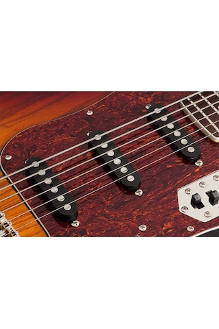 Schecter Hellcat-vı Elektro Gitar 3-tone Sunburst Pearl 3tsbp