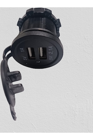 Usb Şarj Soketi Unıversal Hızlı Şarj Çift Usb 5V 2.1 A 8V-32V --