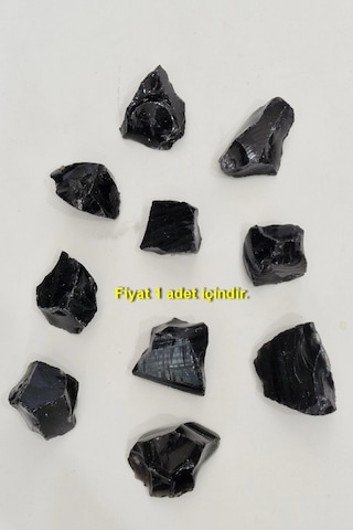 Siyah Obsidyen Doğal Kütle So-8