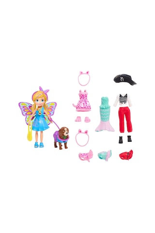 Polly Pocket ve Hayvan Dostu Kostüm Giyiyor Oyun Seti GDM15