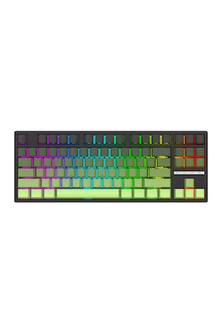 K88 Mekanik Oyun Klavyesi- 3 Modlu Hot Swap Rgb 4000 Mah Batarya + Coiled Klavye Kablosu