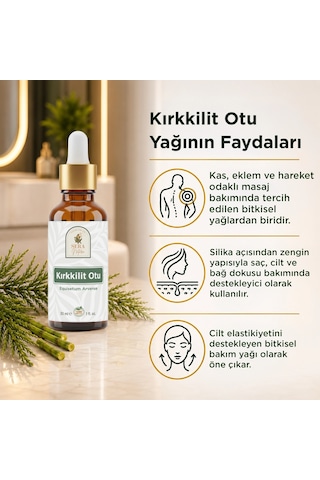 Kırkkilit Otu Atkuyruğu Yağı 30 Ml %100 Saf Ve Doğal