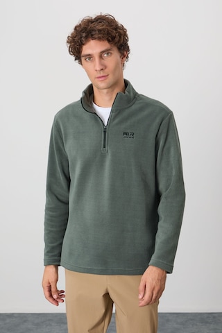 Tommy Life River Çağla Dik Yaka Erkek Polar Sweatshirt - 88310 Çağla