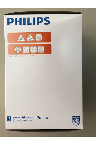 Philips 150w E27 İnfrared Şefaf Isı Veren Lamba