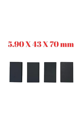 Bartech Kuru Süt Sağım Makinesi Fiber Kömür Paleti 5.90 43 70 Mm 4 Adet