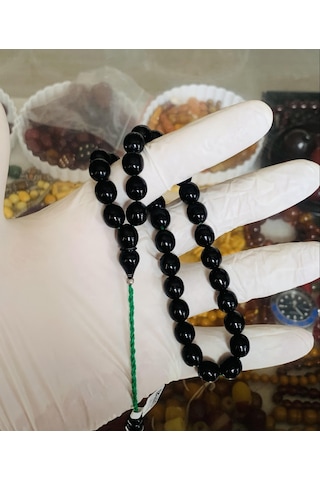 ERZURUM OLTU TAŞI TESBİH KÜRE MODEL TUĞRA UÇ İP PÜSKÜL
