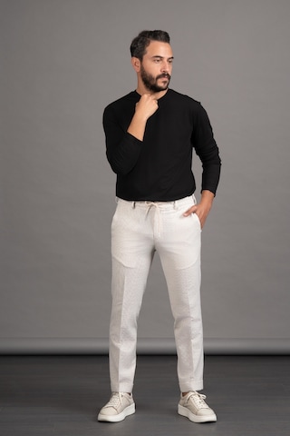 Regular Fit Bisiklet Yaka Rayon Kumaş Full Likralı Uzun Kol Sweatshirt Siyah