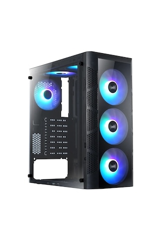 Node Game ND-VRX100A 4 ARGB Micro ATX Oyuncu Bilgisayar Kasası