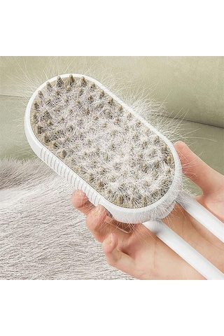 Polham Elektrikli Kedi Köpek İçin Buharlı Tarak Kahverengi