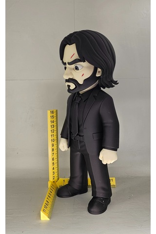 John Wick Büstü 3d Baskı Koleksiyon Figürü