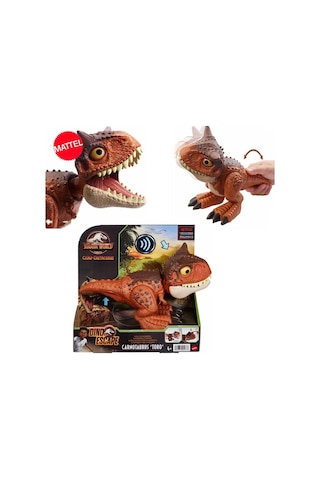 Hby85- Jurassic Dünya Hayvan Figürleri Kampı Kretase Dino Kaçış Carnotaurus Toro Rakamlar Ses Oyuncaklar Boys
