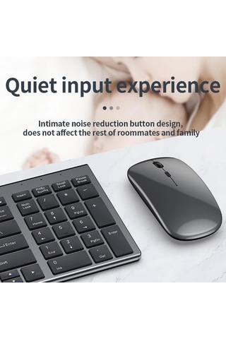 Coverzone Onezero ZR609 Bluetooth Kablosuz Klavye Mouse Set