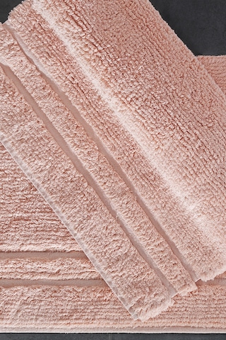 Yataş Bedding Felicia Banyo Paspası Seti - Pudra (50x60 cm + 60x100 cm) Pudra