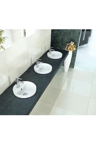 Turkuaz Cerastyle Suit Tezgah Üstü Lavabo Ø38