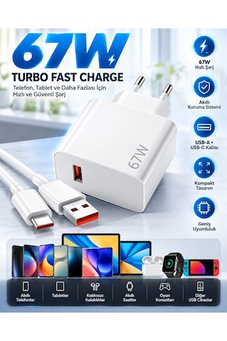 Bowie 67w'a Kadar Turbo Hızlı Şarj Aleti Usb-a - Usb-c Kablo Samsung Galaxy S25 Fe İçin Uyumlu Bowie 67w'a Kadar Turbo Hızlı Şarj Aleti Usb-a - Usb-c Kablo Samsung Galaxy S25 Fe İçin Uyumlu