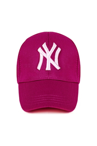 Unisex 2'li Set Bordo ve Haki Renk Ny New York Beyzbol Şapka - Unisex Bordo - Haki