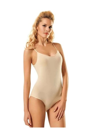Fevien Likralı İp Askılı Body 4061 Siyah