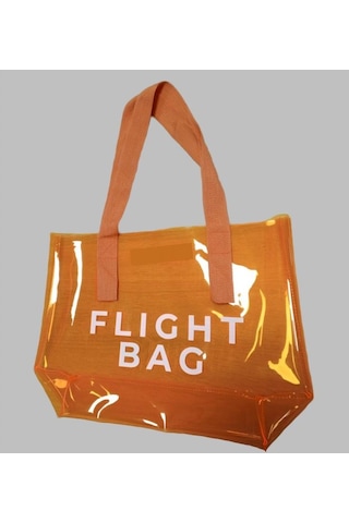 Plaj Cantası " Flıght Bag " Turuncu " Turuncu