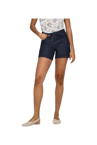 Only Onlgıanna Mw Belted Shorts Azg Dnm Noos Kadın Mavi Şort - 15340706