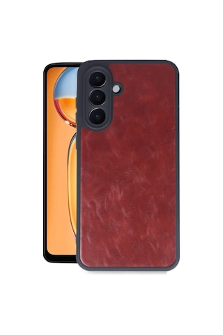 Samsung Galaxy A36 Kılıf Aras Deri Kapak - Bordo