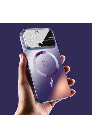 Apple Uyumlu iPhone Bellance 14 Pro Max Telefon Kılıfı Yüksek Kaliteli 0660 pu 14pro Mor