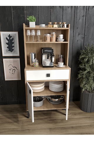 Afilli Venüs Kahve Köşesi 2 Kapaklı Tek Çekmeceli Ve Çok Amaçlı D