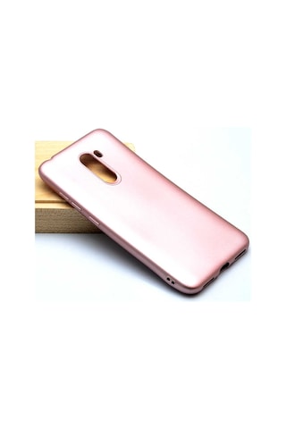 Xiaomi Pocophone F1 Kılıf Zore Premier Silikon Kapak Rose Gold