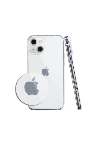 FitCase iPhone 14 Kılıf Kamera Korumalı Silikon Şeffaf Arka Kapak