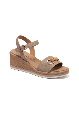 Taupe Sandalet Kadın 53290-e6 Repo Taba