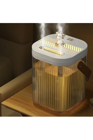 Büyük Boy Gece Lambası Özellikli Hava Nemlendirici Buhar Makinası Bebek Çocuk Yaşlı Odaları İçin