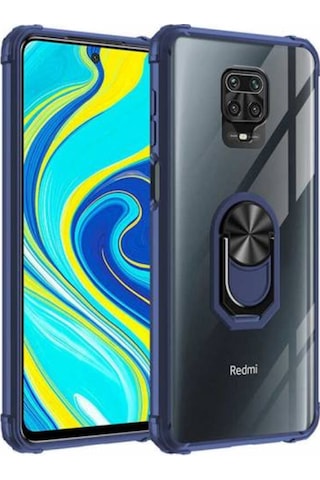 Xiaomi Redmi Note 9S Kılıf Mola Kenar Ve Yüzük Kısımları Renkli