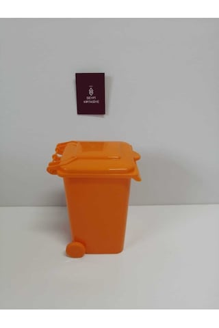 Mini Çöp Kovası Masaüstü Kalemlik Çok Renkli