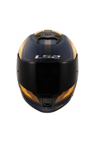 Ls2 Stream 2 Vıntage -turuncu-kahverengi Kask Çok Renkli