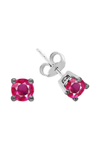 Sirius Pembe Safir Tektaş Küpe 0823E0052