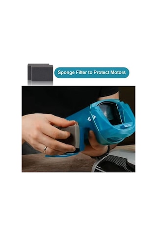 Dancemonkey Leifheit Regulus Aqua Powervac İçin Hepa Sünger Filtre & Fırça Rulo - Mikrofiber Ve Kıllı Temizleme