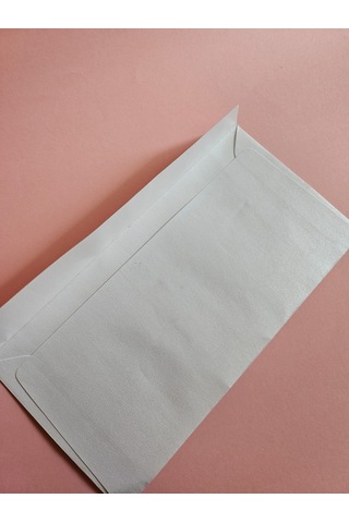 Zirve Zarf Diplomat Zarf Sedefli Beyaz Rengi 30 Adet