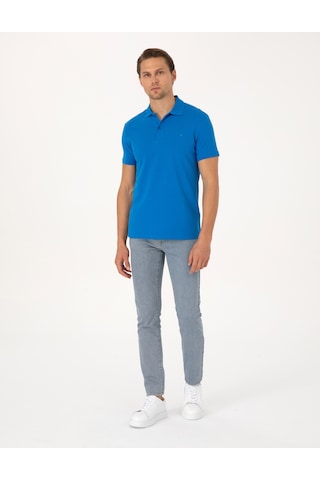 Pierre Cardin Erkek Saks Tişört Basic 50325323-vr045 Saks